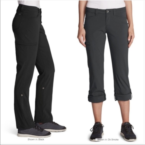 Eddie Bauer Womens Horizon Roll-Up Pants Petite
